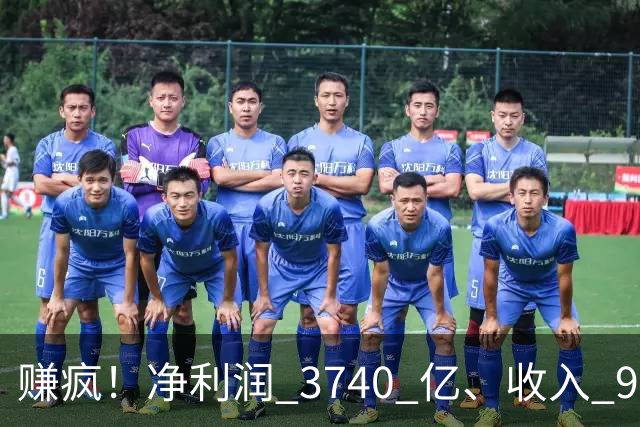 赚疯！净利润 3740 亿、收入 9726 亿
